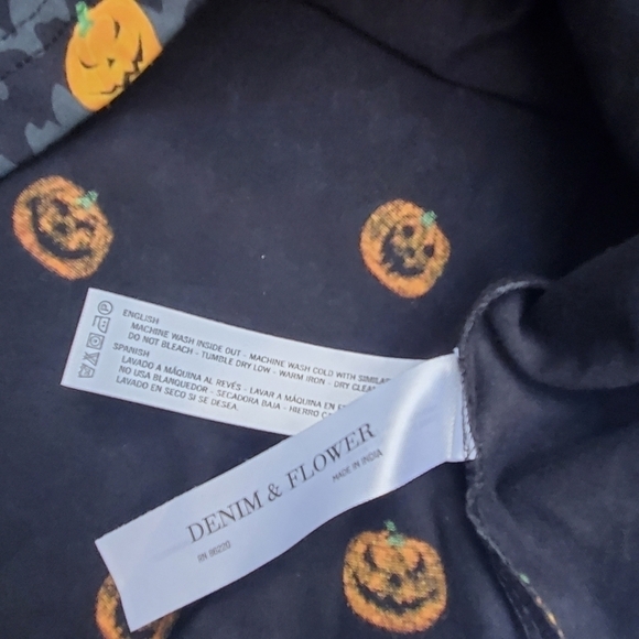 Denim & Flower Ricky Singh Fall Halloween Spooky (Costume) SS Sz. XL Shirt - Picture 2 of 8